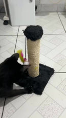 Arranhador Interativo para Gatos Sisal e Brincadeira