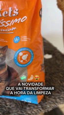 Areia de Gato Higiênica Sanitária Premium Kets Gatissimo 4kg para Gatos