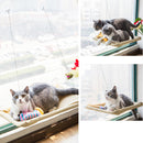 Cama Para Gato Suspensa de Janela GG com ventosas 20kg Caminha Rede pet
