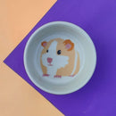 Comedouro de Porcelana Estampada Guinea Pig Porquinho da India - 175ml