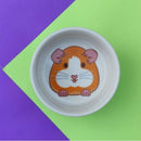 Comedouro de Porcelana Estampada Guinea Pig Porquinho da India - 175ml