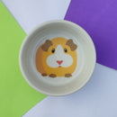 Comedouro de Porcelana Estampada Guinea Pig Porquinho da India - 175ml