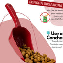 Kit 2 Comedouros Grandes 1L Para Pets Cães e Gatos