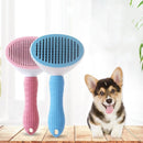 Escova Removedora Tira Pelos Para Cães e Gatos com Botao