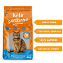 Areia de Gato Higiênica Sanitária Premium Kets Gatissimo 4kg para Gatos