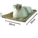 Cama Caminha De Janela Para Gato Pet Com Ventosas Suspensa Rede 15kg Grande Gatos Interativo