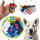 Gravatas Pet, Macho, Cachorro e Gato, Pet Shop, Banho e Tosa, Tamanho P, Kit, 15 Unidades.