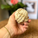 Brinquedo Bola Nó de Sisal para Coelhos e Roedores