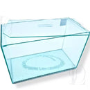Aquário 3 litros 20x10x15 cm beteira n1 para peixes e plantas ornamental vidro retangular vidro 3mm incolor