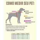 Coleira Peitoral coleira para cachorro gato com guia para pet pequenos e médios colete confortável