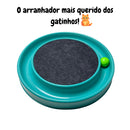 Arranhador Redondo Para Gato Relax Com Bolinha Miau