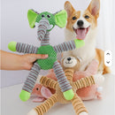 Pelúcia Pet G 38 cm Luxo com Som e Textura Brinquedo para Cachorro Alivia Stress