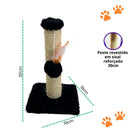 Arranhador Interativo para Gatos Sisal e Brincadeira