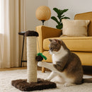 Arranhador Interativo para Gatos Sisal e Brincadeira