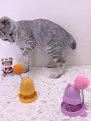 Brinquedo Interativo para Gatos-Bola de Mola com Catnip-Estimulante Natural, Divertido e Seguro para Todos os Gatíneos