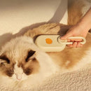 Escova a Vapor Pet Para Gatos e Cães Remoção de pelos 3 em 1