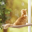 Cama Caminha De Janela Para Gato Pet Com Ventosas Suspensa Rede 15kg Grande Gatos Interativo