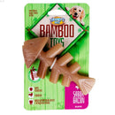 Mordedor Osso Resistente Maciço Bambu Peixe Aroma Bacon Truqys Bamboo