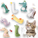 Kit 3 Brinquedos Pelúcias Com Catnip Brinquedo Pet para Gatos Bichinhos engraçados