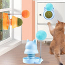 Brinquedo Interativo para Gatos-Bola de Mola com Catnip-Estimulante Natural, Divertido e Seguro para Todos os Gatíneos