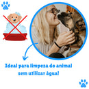 Kit 2 Banho a Seco Spray Sem Enxágue para Cachorro e Gato Pet Clean - 500ml