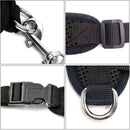 Conjunto De Arnês E Trela Para Animais De Estimação De Malha Ajustável-Coleira Respirável Cães/Gatos Com Controle De Tra