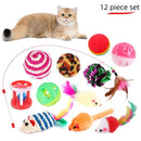Conjunto De Brinquedos Para Gatos De Estimação , 21 Peças , Canal De Gato , teaser Brinquedo De Combinação De mouse De P