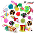 Conjunto De Brinquedos Para Gatos De Estimação , 21 Peças , Canal De Gato , teaser Brinquedo De Combinação De mouse De P