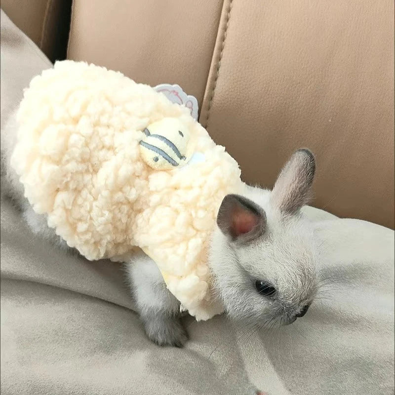 Suéter de Inverno Quentinho para Coelhos e Pequenos Animais