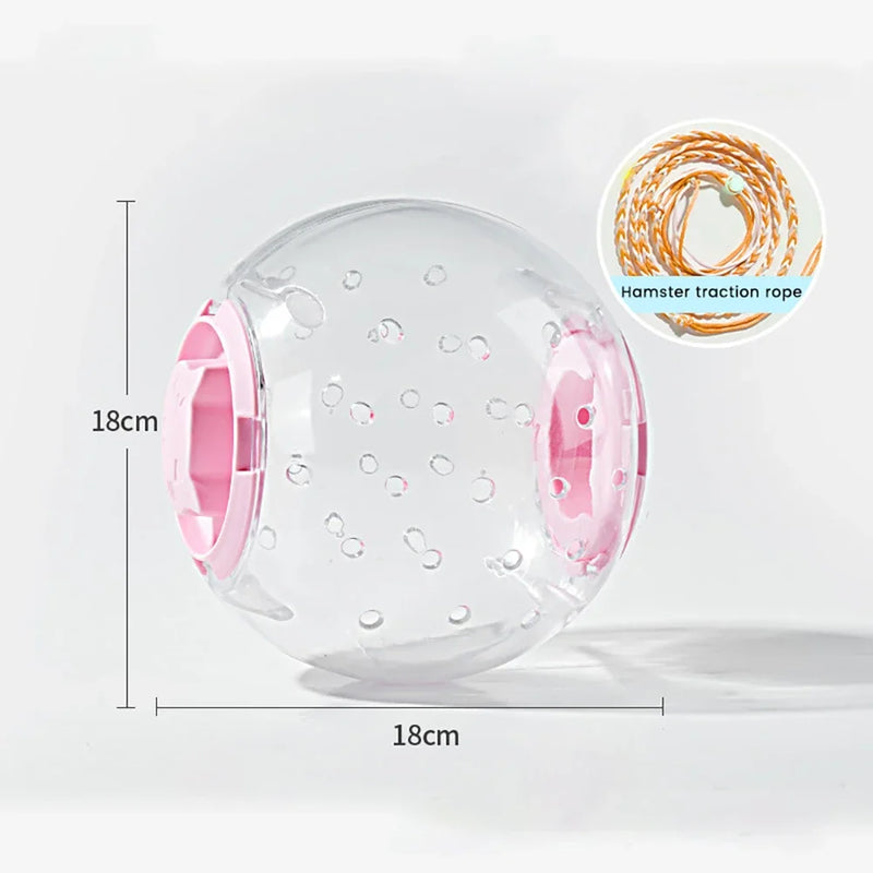 Bola de Exercício Transparente para Hamster