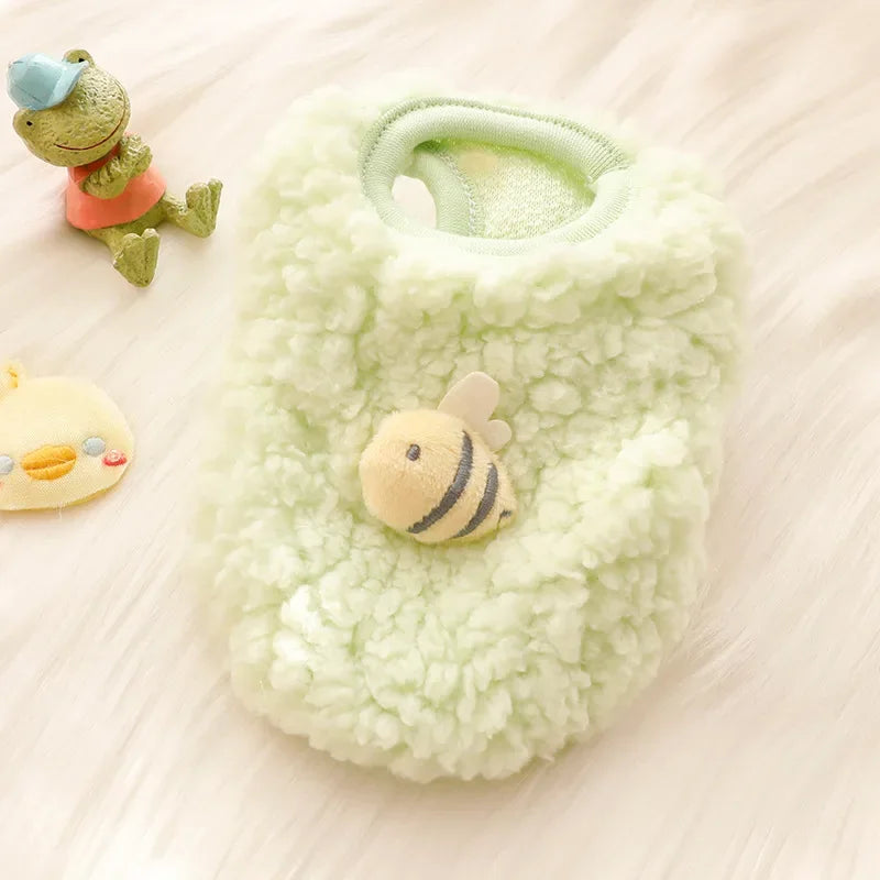 Suéter de Inverno Quentinho para Coelhos e Pequenos Animais
