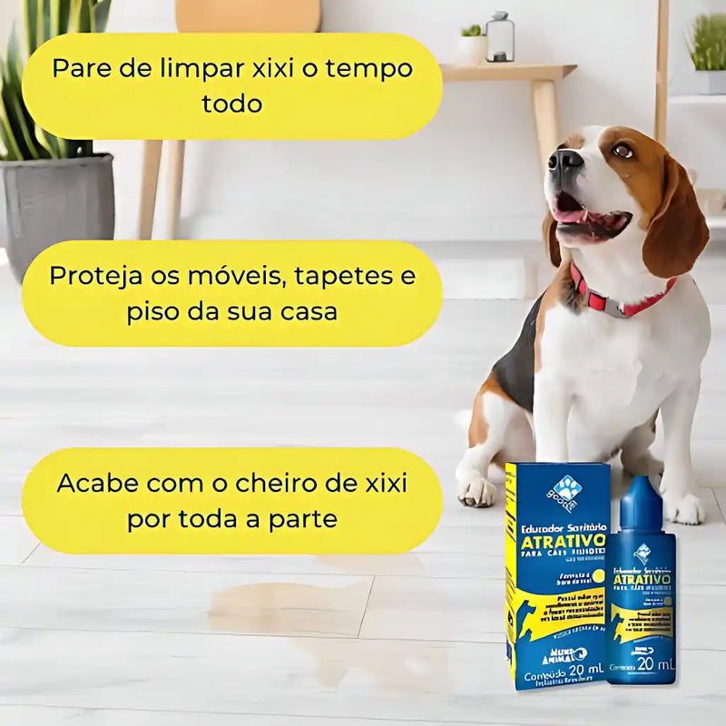 Atrativo Sanitário para Cães — 20ml | Ideal para Filhotes