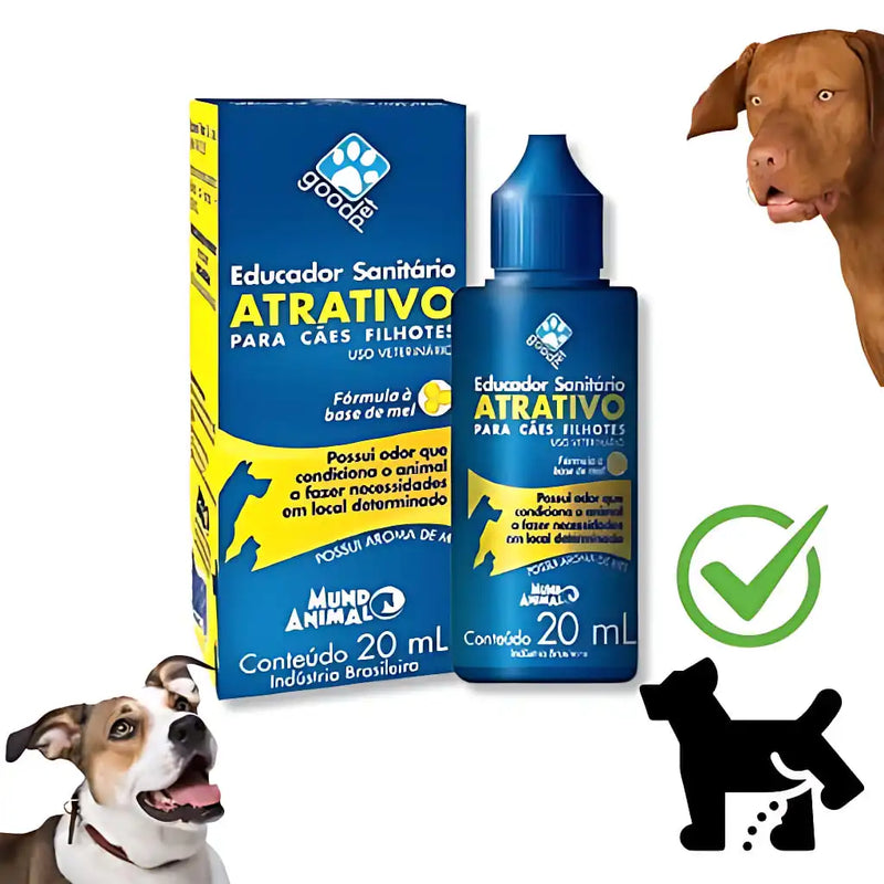 Atrativo Sanitário para Cães — 20ml | Ideal para Filhotes