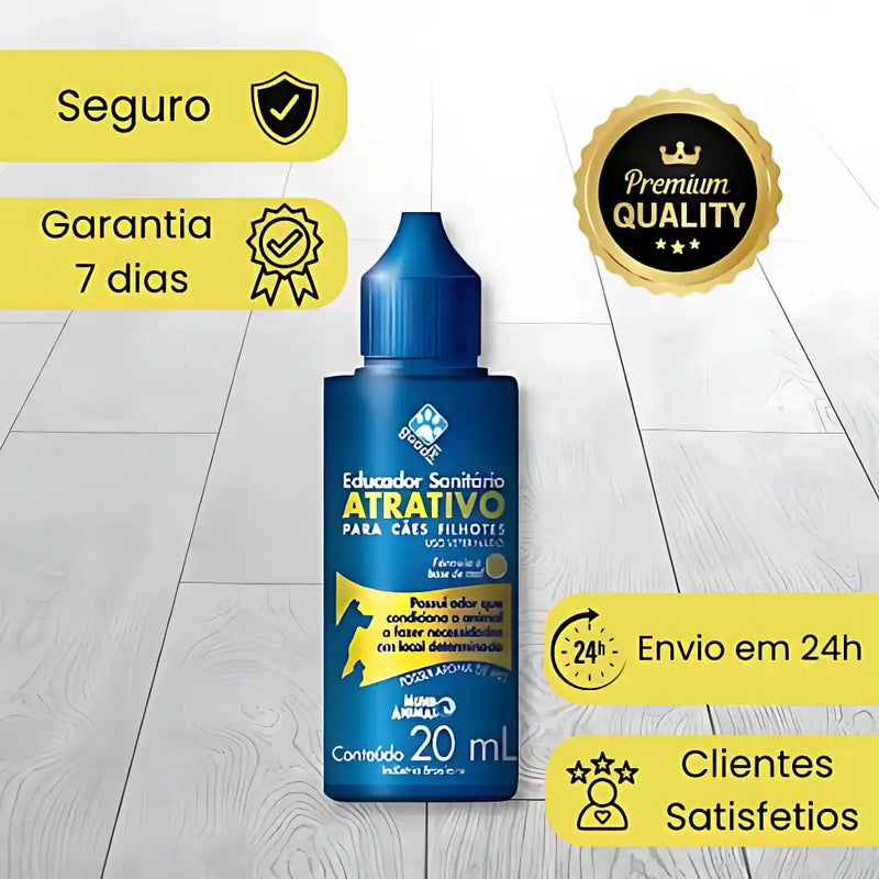 Atrativo Sanitário para Cães — 20ml | Ideal para Filhotes