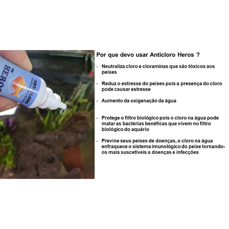 Anticloro 20ml - Condicionador de Água