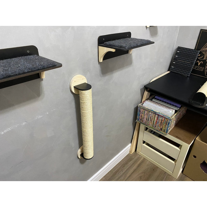 Arranhador Parede Gato Sisal Poste Brinquedo Pet