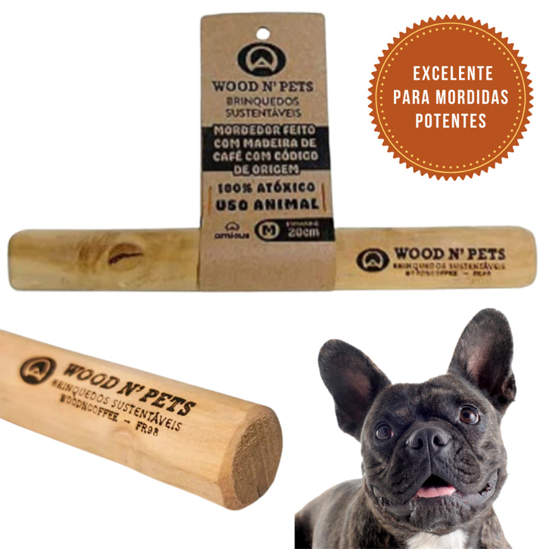 Brinquedo Pet Mordedor Sustentável Rústico Para Cachorro Wood N'pets Tamanhos - P M E G e G Extreme
