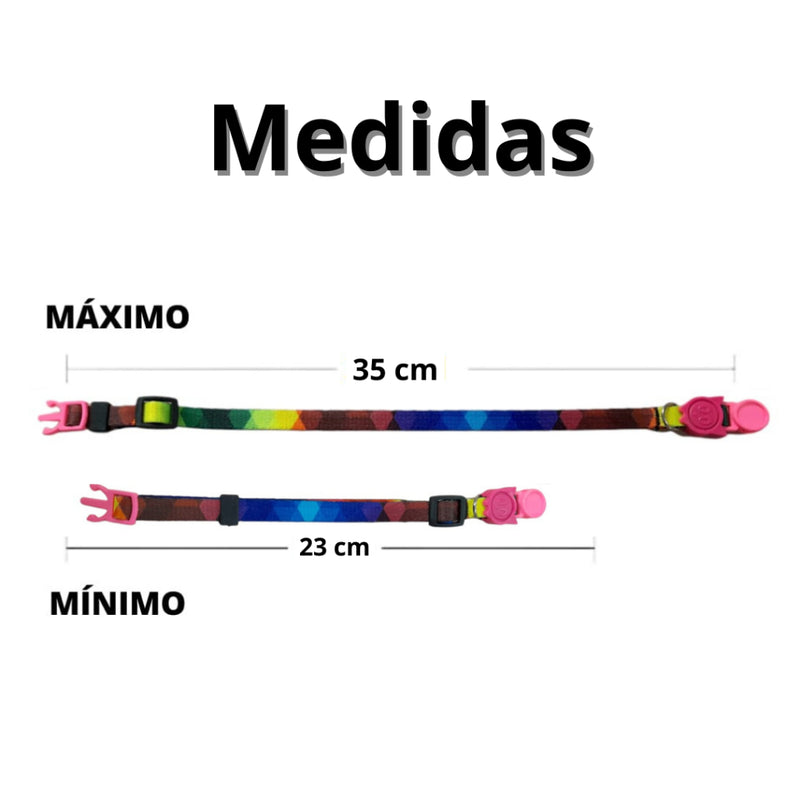 Coleira de Pescoço Anti-Enforcamento para Gatinhos - Madiba Pet
