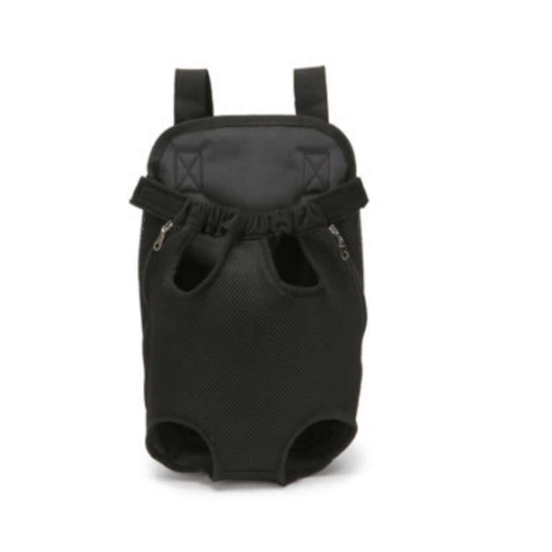 Bolsa Canguru Transporte De Pet Cachorro Gatos Preto Rosa