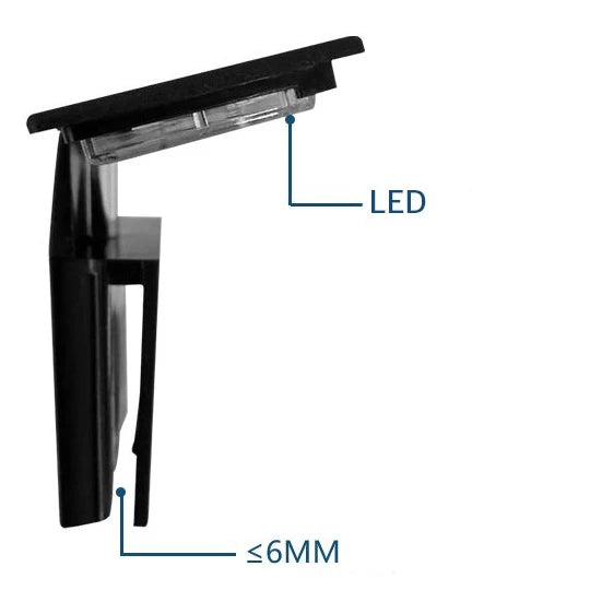 Luminária Aquário Lorben 12 Led Branco Frio 6500K X3 5W Bivolt