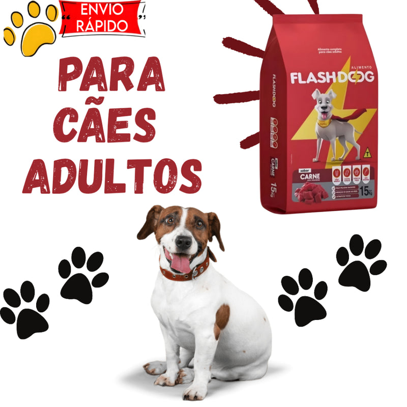 Ração para Cães Adultos FlashDog 15kg