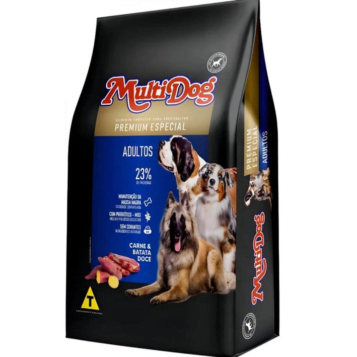 Ração Multidog Premium Especial Sabor Carne 15kg Cães Adultos