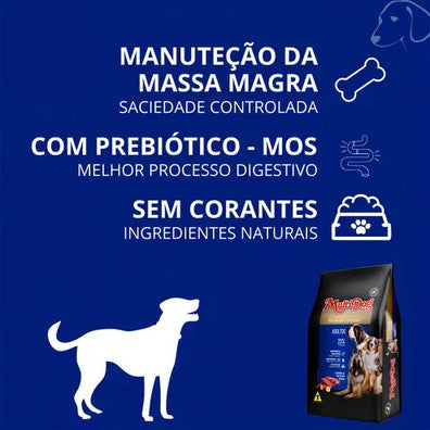 Ração Multidog Premium Especial Sabor Carne 15kg Cães Adultos
