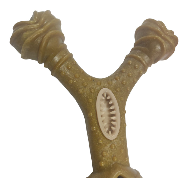 Mordedor Osso Aroma Bacon Resistente Maciço Saborizado Nylon