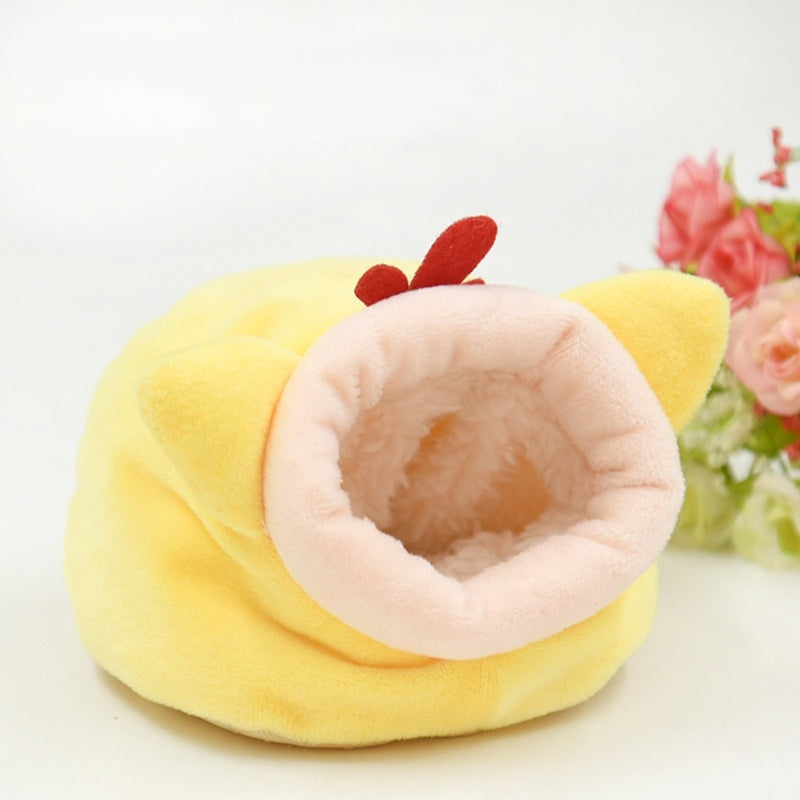 Li * Ninho Hamster À Prova Casa Planador Cobaias Coelho Pelúcia Inverno