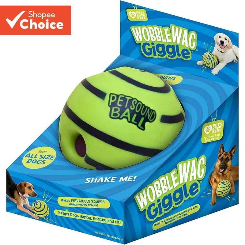 Wobble Wag Giggle Brinquedo Interativo Para Cães , Sons Divertidos Virar Ou Agitar Animais De Estimação Conhecem O Melho