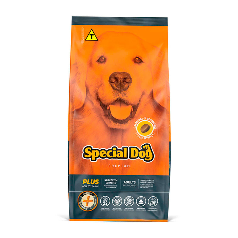 Ração Special Dog Para Cães Adultos Sabor Carne Plus 10,1kg