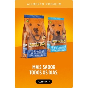Ração Special Dog Premium cães Adultos sabor carne 15kg