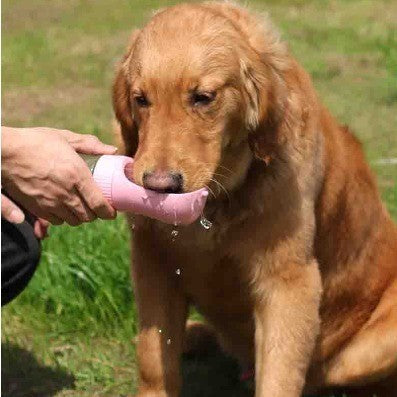 Garrafa Portátil Passeio Cachorro Pet Bebedouro Comedouro