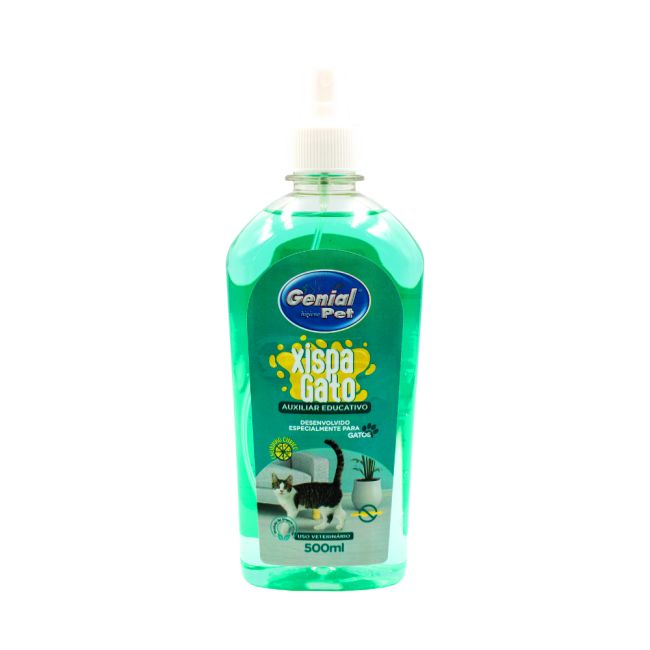 CãesHigiene e AdestramentoEducadores SanitáriosXispa Gato Genial, Repelente, 500mLXispa Gato Genial, Repelente, 500mL